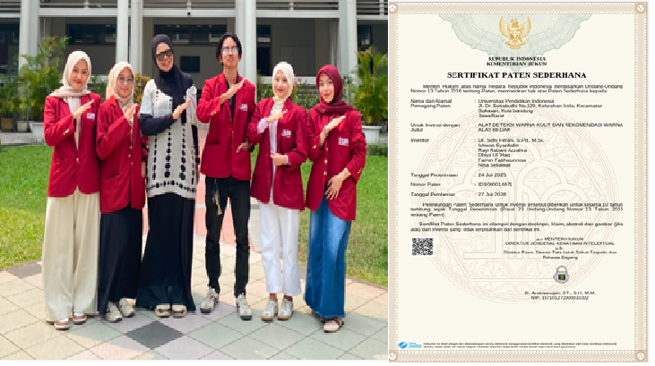 Inovasi Mahasiswa Fisika UPI: Alat Deteksi Warna Kulit Berbasis Sensor Raih Paten Sederhana